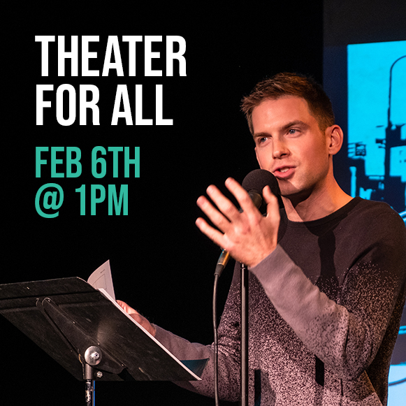 If cash is tight but you'd still love to come to WordPlay - we've got you covered! Free tickets will be available through our Theater for All program this Thursday at 1pm. Tickets go fast and can be claimed online, over the phone or in-person. Details at bit.ly/Wordplaytix