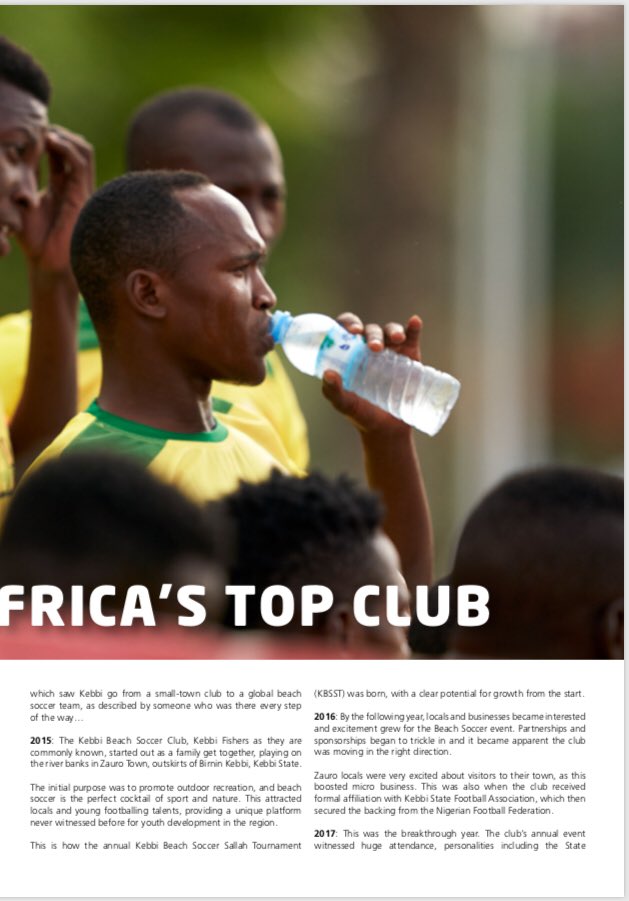 kbeachsoccer's tweet photo. We are featured on 
@beachsoccerworldwide magazine Barefoot. Click the link below and turn to page 68 for more details.

https://t.co/2WmB9cZb87

 #kebbi #beach #soccer #Africa #NumberOne #ourstory #kebbitotheworld #ourkebbi https://t.co/PF1Z89e9G5