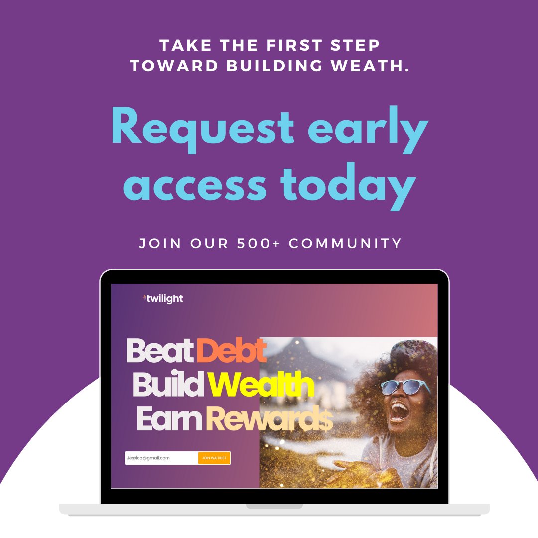 twilight_works_'s tweet photo. Fresh look for our website! Let us know what you think!
While you are there, don't forget to sign-up for the waitlist!
#twilightapp #blacktwitter #BHM #startup #fintech #finance #success #invest #financialfreedom #money #goals #savings #personalfinance #habit #budget #follow https://t.co/MH0SQ9A02h