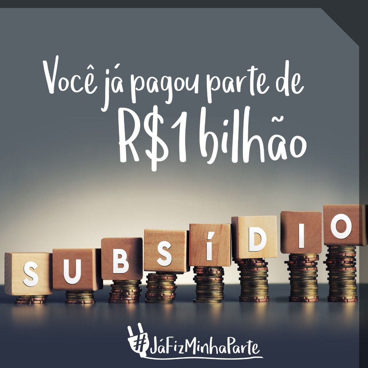 JovemPanNews's tweet photo. Há 8 anos você paga pelo subsídio da energia solar no País. R$ 1 Bilhão por ano que beneficia pouca gente. Energia solar sim, injustiça na cobrança dessa conta não! Diga #jafizminhaparte https://t.co/RTLlD8vKLx