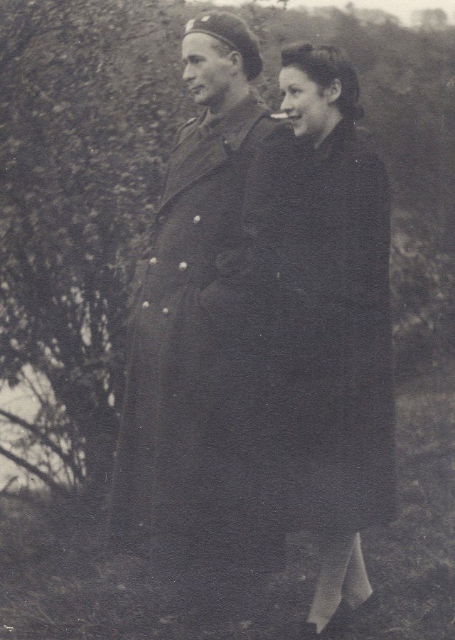 Jan and Catherine on the banks of the Tweed in October 1942.Sooner or later the Allies will open up a Second Front in the West and Jan will go. Whether he will return, fate will decide.