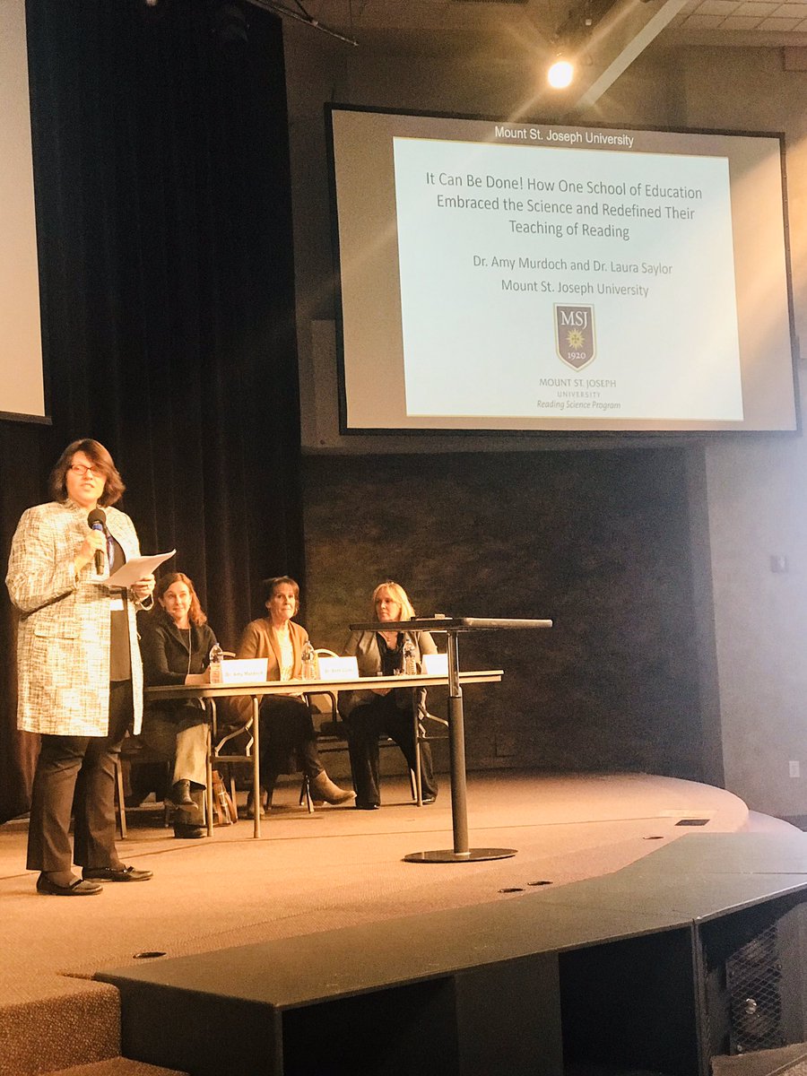 Ohio Summit on #Dyslexia featuring Mount St. Joseph University: "It Can Be Done! How One School of Education Embraced the Science and Redefined Their Teaching of Reading.” #OHSummitOnDyslexia #dyslexia