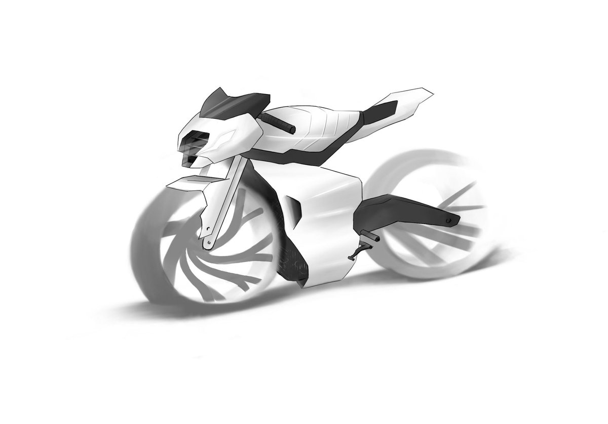 KiloMotorcycles's tweet photo. Motorcycle digital concept sketch
.
#KiloMotorcycles #Motorcycle #CustomMotorcycle #MotoLife #Kilo #MotorcycleDesign #Motorcycles #Drawing #DigitalDrawing #Vector #Procreate #Illustration #MotorcycleConcepts #VehicleConcepts #BikeDesignPro https://t.co/dRLHsp0zbk