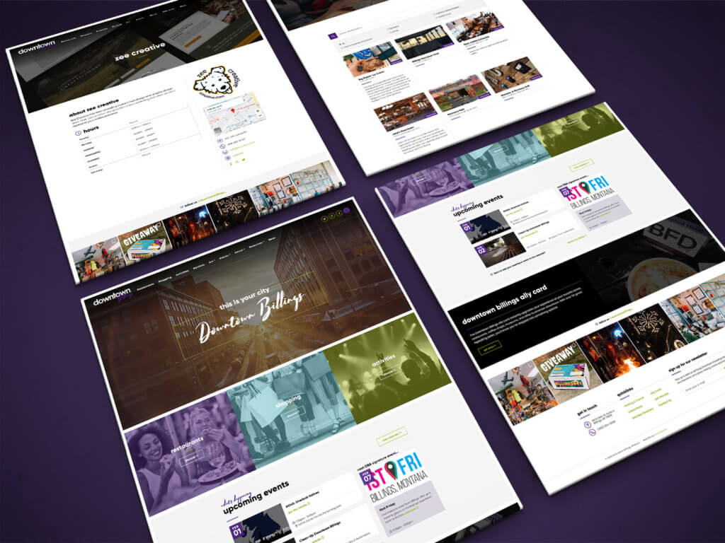 zeecreative's tweet photo. We recently launched Downtown Billings' new and improved website! Special features include a branded event calendar, custom searchable member directory with profile system, blog, and more. 

Check it out and let us know what you think! https://t.co/K0NjVLjIwg https://t.co/Oa0IGJkMhz