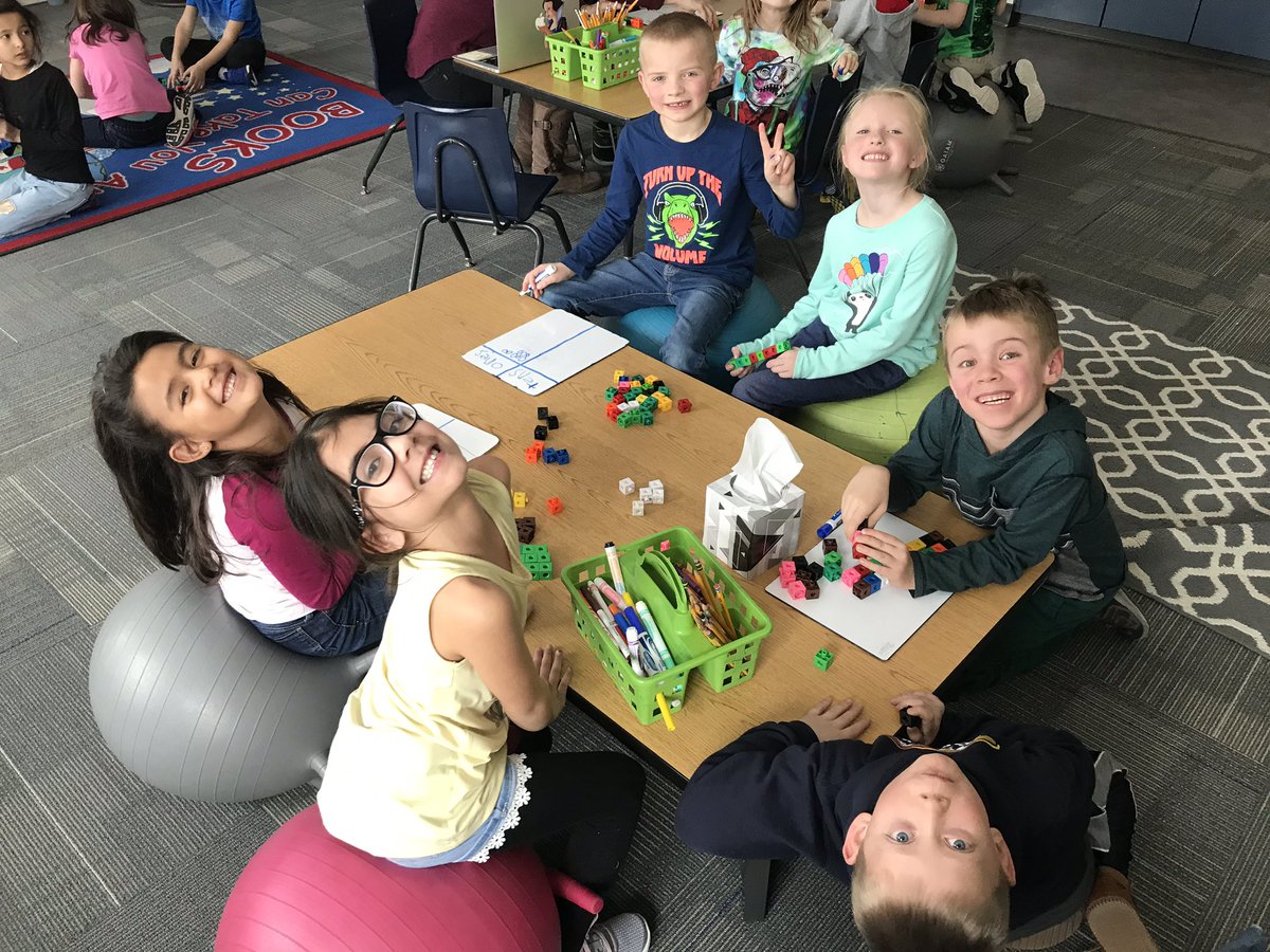 SCEfirstgrade's tweet image. It’s a great day to explore place value! We are working on identifying and using groups of 10 in order to count large numbers.
#SCoveEl @CrysLaneMiller