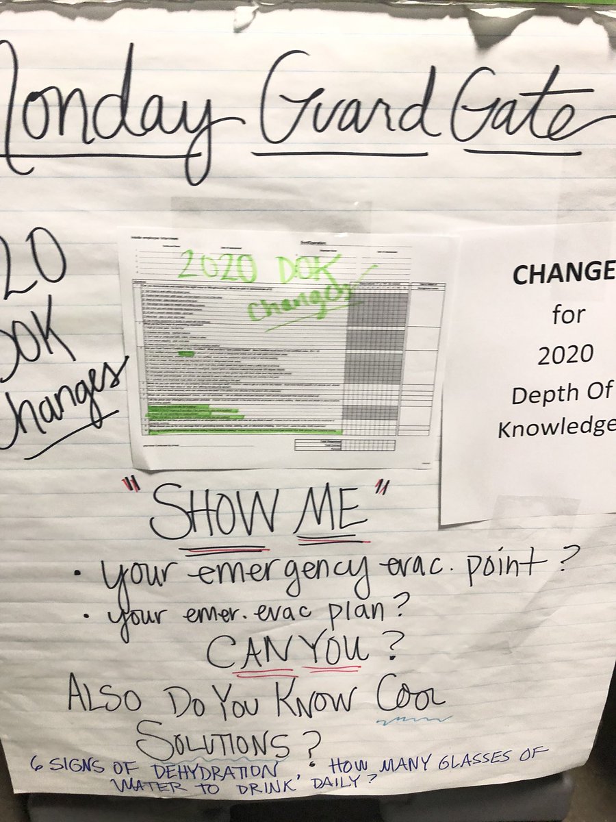 lilpup1969's tweet photo. Monday Guard Gate focus in Elkhart - 2020 changes in DOK! What have you learned from Cool Solutions Training? #signsofDehydration #drinkWater #EmergencyEvacPlan #Showme @OhioValUPSers @UPSers @EngDavidG https://t.co/H48DbbNJcw