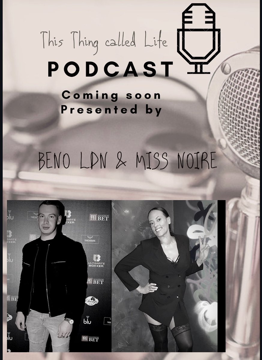 LDV_LONDON's tweet photo. It’s happening @Beno_ldn &amp; I will be launching our  “This thing Called Life” podcast soon. #Thepeoplespodcast discussing real life ish with a whole load of banter along the way. https://t.co/aiUuHeTvae