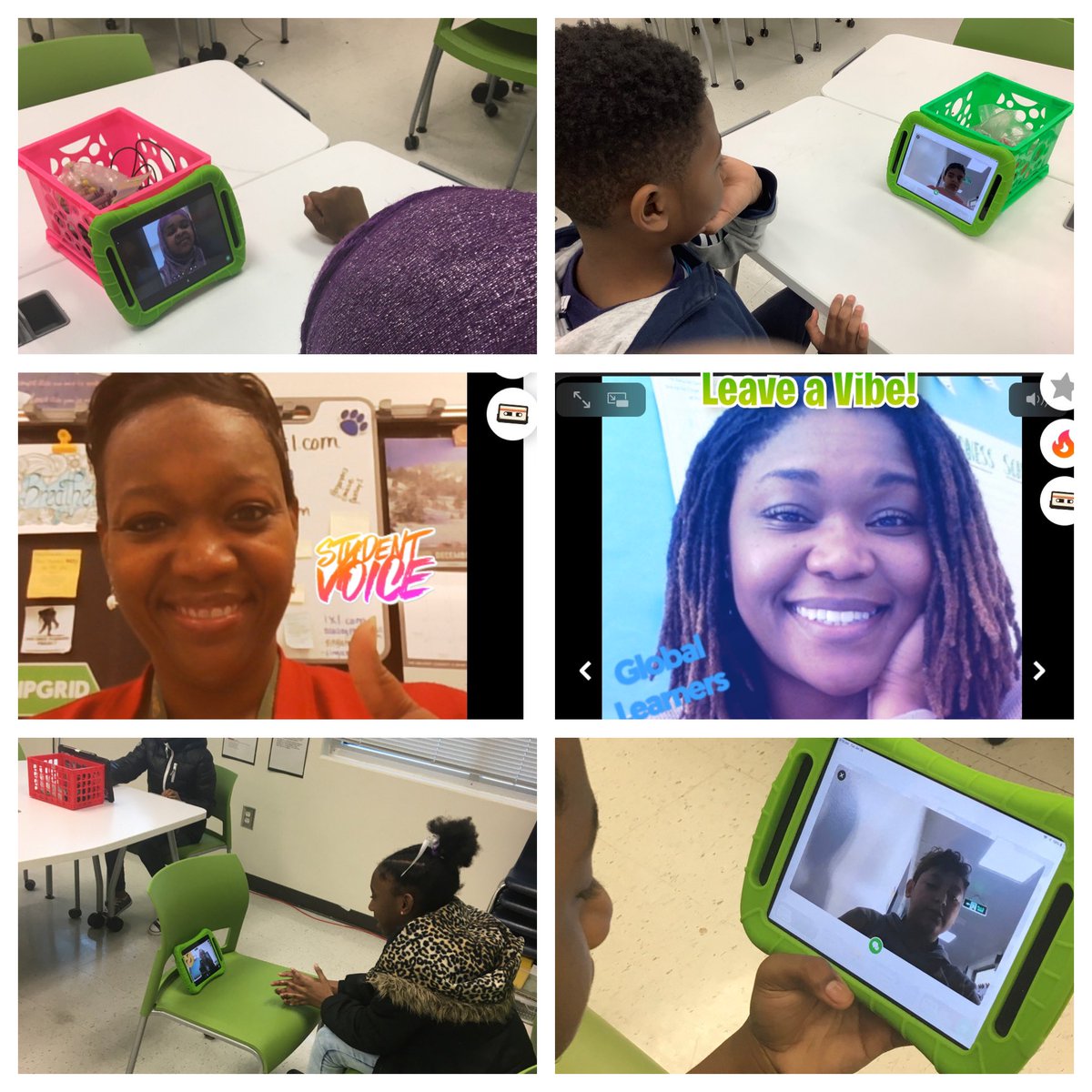 TeachSingleton's tweet photo. @OakleyTigers has teamed up with @TheEstherAffect in Abu Dubai for @Flipgrid GRIDPALS and we are excited about it! We have completed our 1st round of introductions to make connections and the students are SUPER STOKED! Debate questions up next! Stay Tuned! #OakleyTigersSoar https://t.co/apDElYSHw6