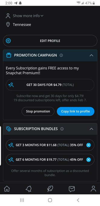 Promotion HAPPENING NOW!! Grab my Onlyfans at this crazy LOW price! Plus get my snap premium FREE!! (while<a href="/tag/fridayfeeling"class="tags"><span>#fridayfeeling</span></a>