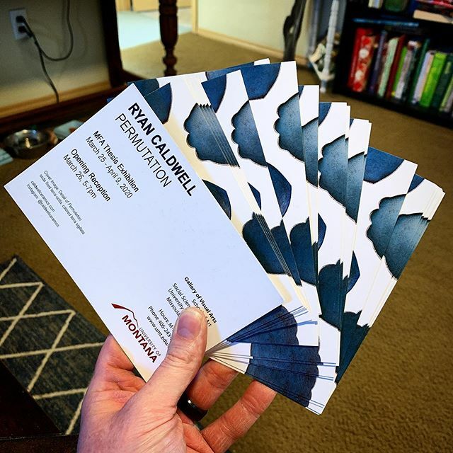 Caldwellceramic's tweet photo. My thesis cards have arrived! I’ll be mailing them out soon! If you want one of your own please message me you address! #thesis #mfa #ceramics #contemporarycrafts https://t.co/Agas7ECyuQ https://t.co/7NrqfrNDFJ