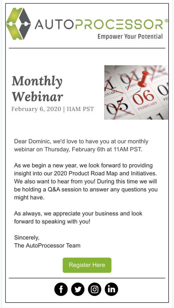 AutoProcessor's tweet image. Now taking registrations for our month webinar: conta.cc/2Og84MV