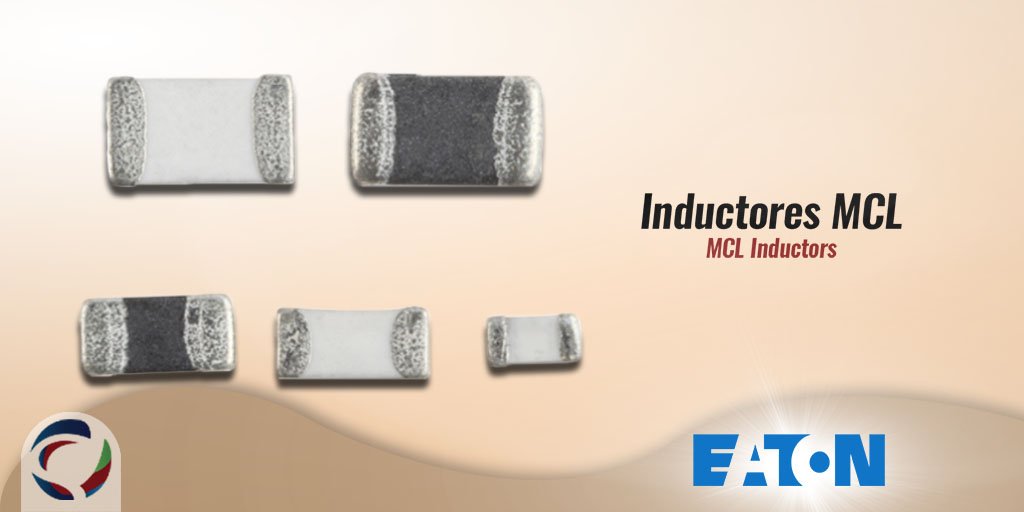 CsSupplyInt's tweet photo. Eaton´s MCL chip inductors are small-footprint components with a multilayer construction that provides a great balance between Q-factor, direct current resistance (DCR), and inductance tolerance. https://t.co/Vwo3WxSJR1