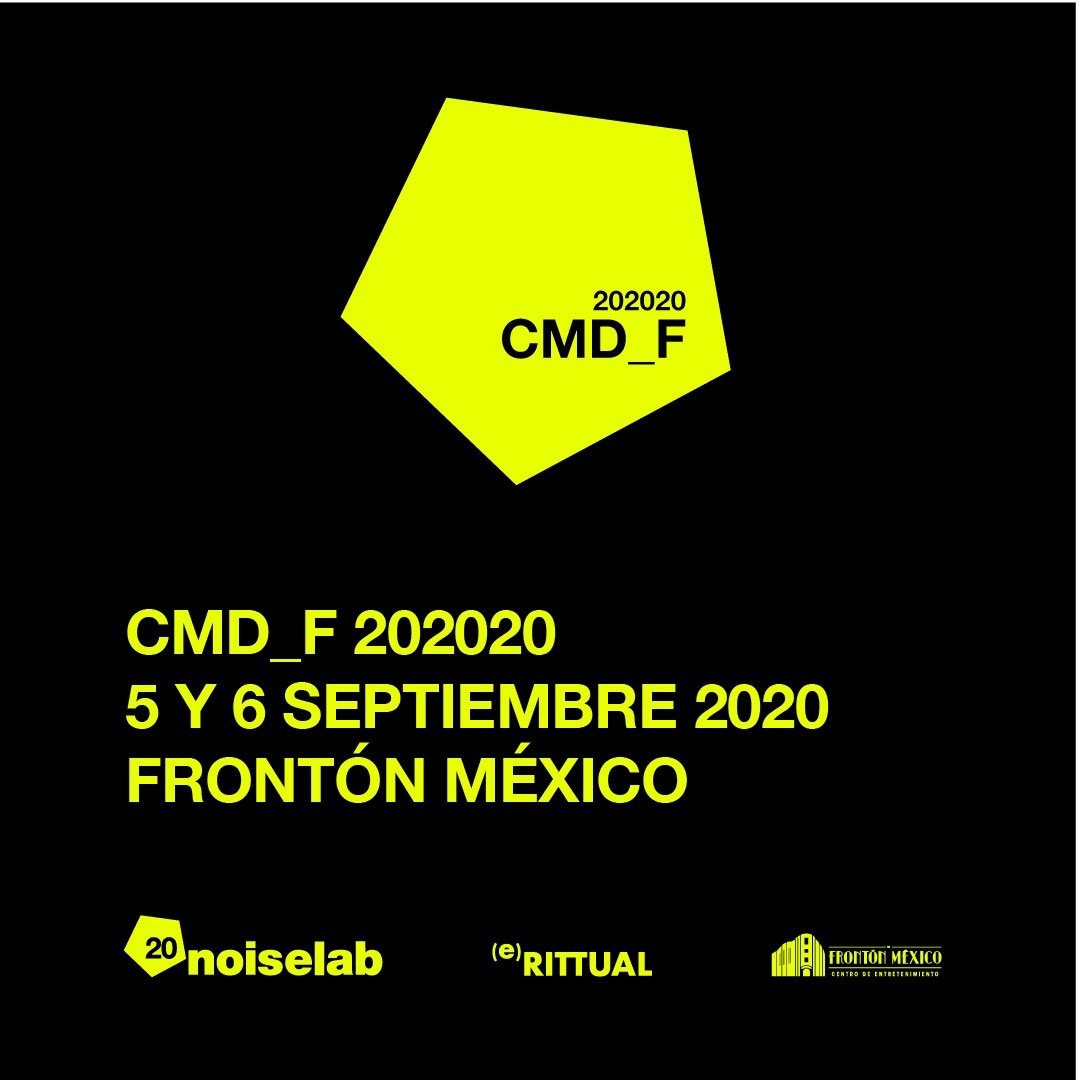 LoIntelecM's tweet image. CMDFest anuncia fechas de su próxima edición las cuales serán el 5 y 6 de septiembre en @frontonmexicoce 
#ALLHEADLINERS
#CMDFEST
#NOISELAB202020
