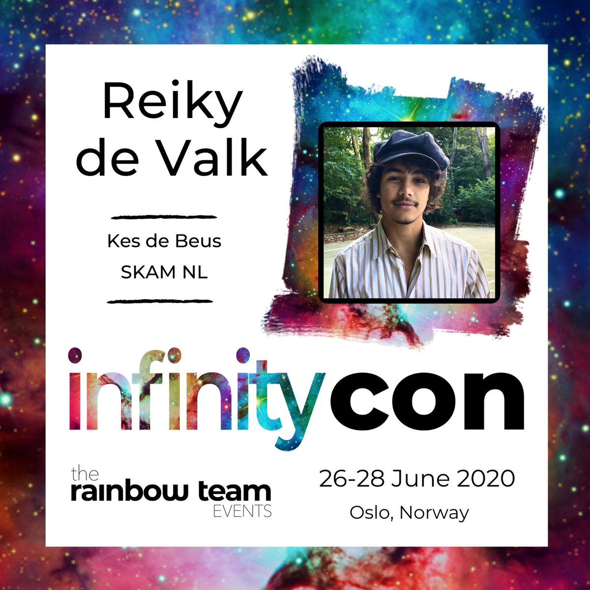 We are super excited to welcome 🌟REIKY DE VALK🌟 to #InfinityCon in Oslo! 🧡
#SkamNL #SaveSkamNL