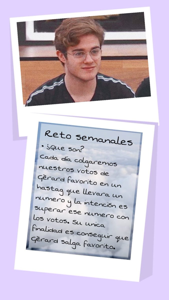 roiftgalicia's tweet photo. Mañana todo el mundo a compartir sus votos para Gèrard con el # 100GerardEsMagico para que sea favorito en la gala 4!!👇🏻#OTDirecto3F #OTGala3 #OTChat3 https://t.co/1vCUORaQXI