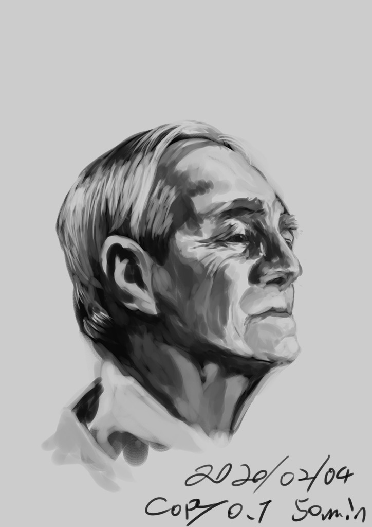 c1upp's tweet photo. んー���ちと首の角度が違うかな。最初のとらえ方だな。
#模写 #copy #sketch #lessonface
https://t.co/403GIS8y0U https://t.co/Rkip7gSpKA