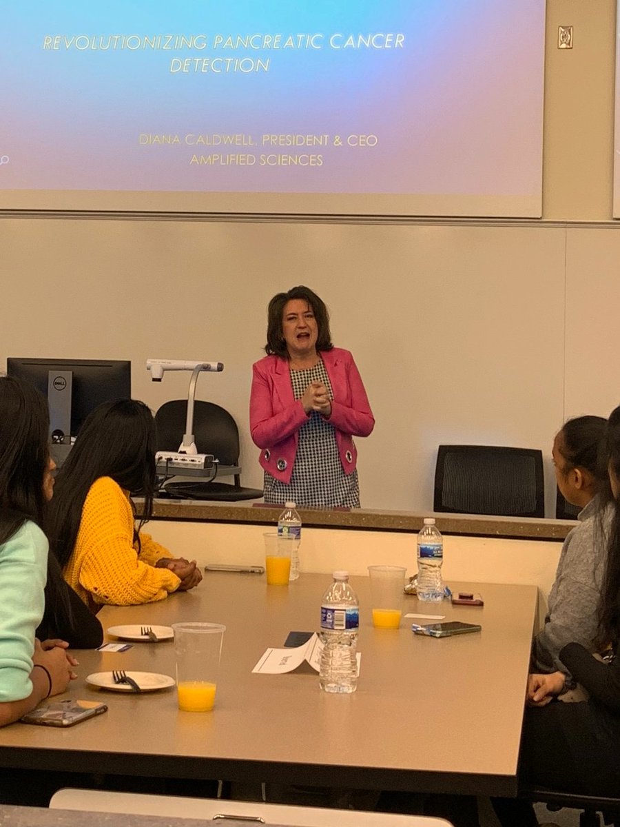 AmpSciences's tweet photo. Our CEO @ditcaldwell was featured keynote speaker at the @DMKPurdue #entrepreneurHER event this past weekend @LifeAtPurdue @PurdueFoundry #Entrepreneurship #femalefounders - Great crowd of budding #Entrepreneurs https://t.co/DVsl9o5rFN
