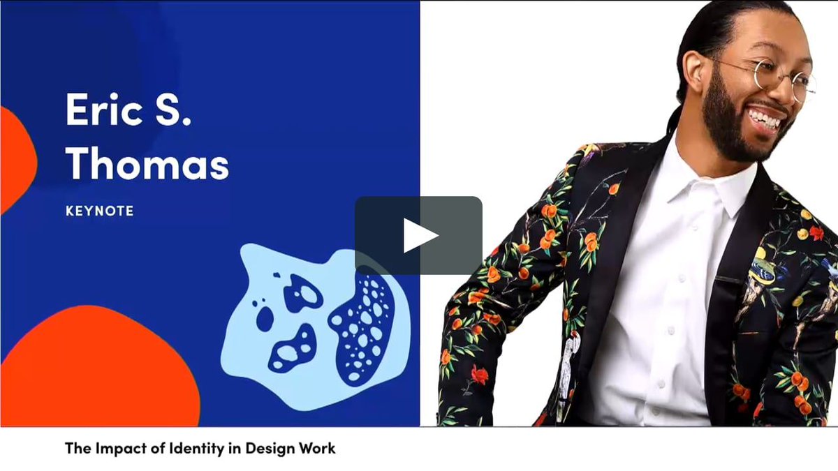 Eric S. Thomas' keynote from <a href="/MidwestUX/">MidwestUX</a> covers some excellent ground on the impact of identity in design work - give it a watch! buff.ly/3b7QNj6