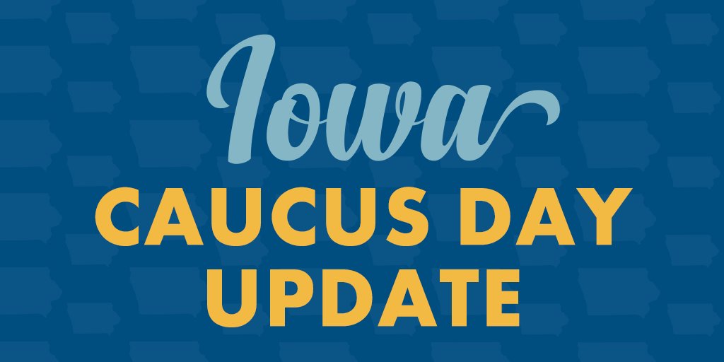 Iowa Caucus Day Update