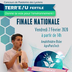 Ça y est ! Les 10 finalistes du concours <a href="/TerrEauFertile/">Concours Terr’Eau Fertile</a> ont été sélectionnés ! 🌱
Venez les écouter défendre les sujets qui leur tiennent à cœur le vendredi 7 février après-midi de 14h à 18h à #AgroParisTech.
forms.gle/aoDNke1Wysrycy…