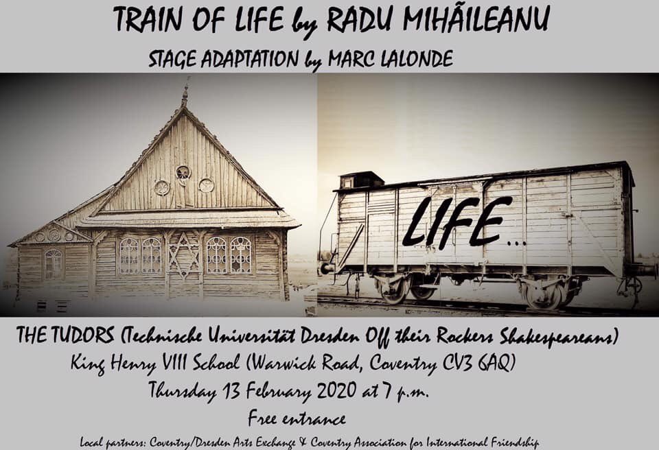 KHVIIISchool's tweet photo. We are delighted to welcome The Tudors, our visiting theatre group from #Dresden for their performance of #trainoflife next Thursday at 7pm. @CoventryDresden @GSW_TUDresden @tudresden_de https://t.co/aTqgBVNjQr #KHVIIISpark https://t.co/wIG4RSeueW