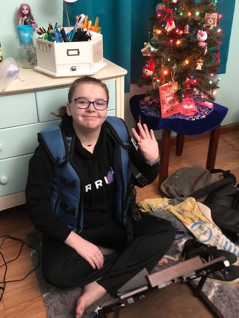 AffloVest's tweet photo. Check out Jovi, the Second Chance Holiday Giveaway recipient from Colton Underwood Legacy Foundation, getting ready to use her AffloVest while she paints!
For more information on the Legacy Project: https://t.co/ObXjOxYtaG
#CysticFibrosis #AffloVest #ColtonsLegacy https://t.co/9Ct7167Ifz