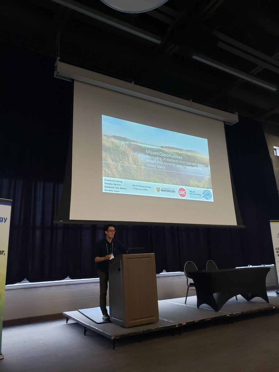 Lake_Futures's tweet image. #WorldWetlandsDay off to a great start! @joying_aO speaking about nitrogen legacies in the Grand River. @pHred_cheng sharing work on spatial disconnect between wetlands and nitrogen sources in the US. #BasuLab