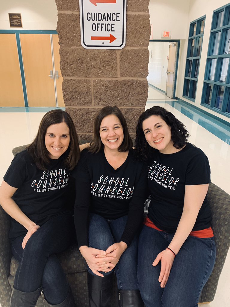 Jenny_Grustas's tweet photo. Happy National School Counseling week!! #NSCW2020 @RIS_TWEETS @jenwelton1   Thank you to our awesome social worker @HopeBray22 for helping us with the photo shoot! https://t.co/wDtQbUSI3P