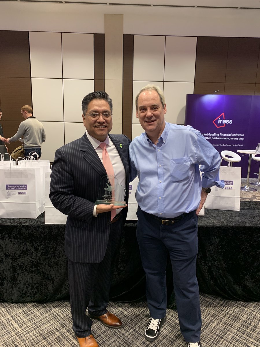 InterGenData's tweet image. InterGen Data won Best in Show Award 🏆 at the @F_TRC 
Empowering Advice Through Technology #EATT2020 Conference in London for their Disruptive Demo! Congratulations @Rob_InterGen 👏and special thanks to  @ianmckennaftrc @wealthtechjay 

#InterGenData #AI #ML #Demo #FinTech