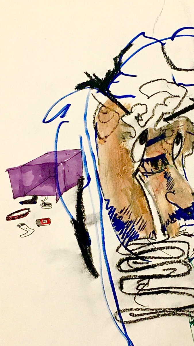‘engulfed by thought’