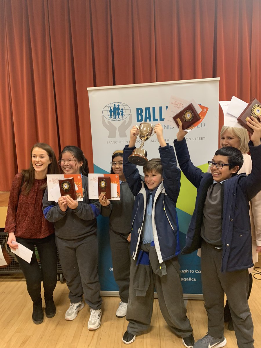 BallygallCu's tweet photo. Congratulations to all our winners tonight at the Credit Union Schools Quiz 🏆 
We were delighted to welcome all the pupils from Sacred Heart, St. Brigid’s, Mother of Divine Grace &amp; for the first year Central Model Senior School. @shbnsd11 @stbrigids_gns https://t.co/t0TcVuKlyg