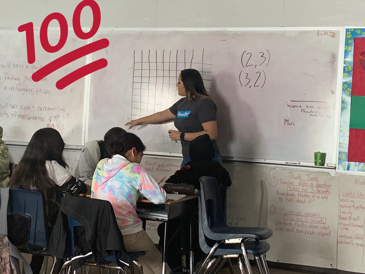 Counselor_CJES's tweet photo. Miss Lexi is rocking ordered pairs!! Lion Leaders learning innovative ways to plot points! ✏️#SmallGroupsWork #TeamSISD https://t.co/wcyPsLPoL6