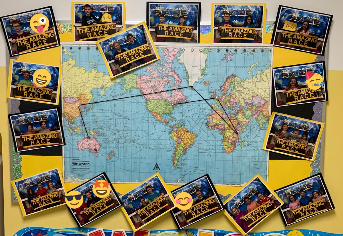 Gorham_MWCSD's tweet image. The Gorham math AMAZING RACE is this week! The students are collaboratively working on problem solving and sharing strategies while traveling the 🌎. #Pr1deinthePaw