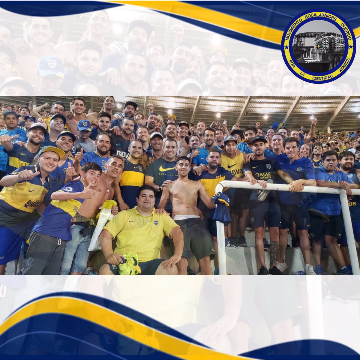 MBocaJrsQuerido's tweet photo. De visitante y de local me vas a encontrar 🎵
El Movimiento Boca Juniors Querido presente como cada vez que juega el CABJ. 💪🏿🇸🇪
#MBJQ #LaTribunaAlClub
#IdentidadXeneize https://t.co/9Sa4dWScnd
