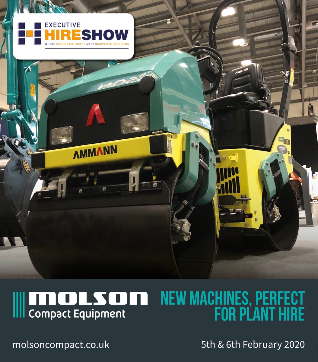 We are all set to see everyone looking for something a little special at the <a href="/ExecHireShow/">Executive Hire Show</a>! Come and find us at the Ricoh Arena on Wednesday 5th and Thursday 6th February.

We hope to see you there.

#ehs2020 #kobelco #cormidi #trackeddumper #excavator #molsoncompact #molsongroup