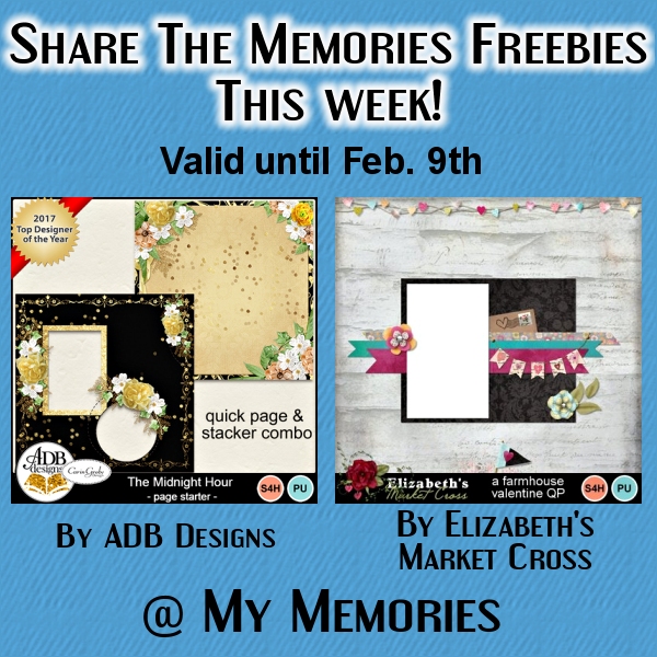 LLLCreations's tweet photo. NEW Share the Memories #FREEBIES
Get Midnight Hour quick page & stacker paper: https://t.co/QTFbNejOVC
& get Farmhouse Valentine quick page: https://t.co/QNfH8ARfkc
#scrapbooking #digitalscrapbooking #freebie #digiscrap #free #LLLCreations #scrapbook #scrapkits #scrapkit https://t.co/hQPzdHqoOo