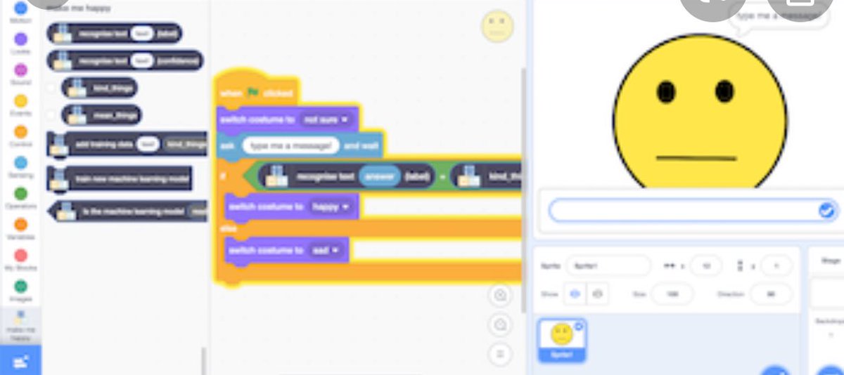 microGeeks's tweet photo. Great lesson today teaching Year 3 group at Elmhurst School, how to program computer to think like human. Still more programming to do in the next lesson.
#microGeeks #MLforKids #MachineLearning #AI #ElmhurstSchool https://t.co/tUYVBnDTlw