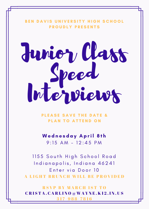 BDUtv_News's tweet photo. Join us for our annual Speed Interviews event! RSVP here: https://t.co/SWAobswDev and you may just meet your newest employees and interns on April 8th, 2020! #wearewayne https://t.co/5rbaI1QNvY