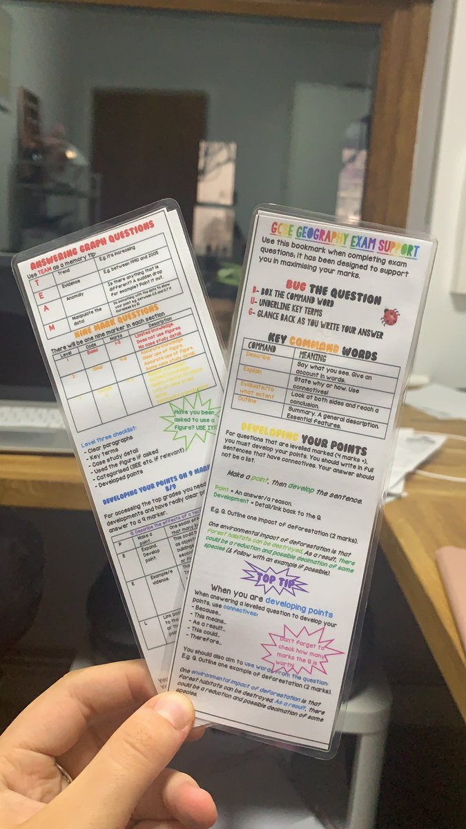 missfarnfield's tweet photo. bookmarks for my lovely year 11s as it’s my last lesson with them on this placement! they’re embraced every crazy activity i’ve created and we’ve all learnt a lot! 🌍 these are adapted from someone on tes but I can’t remember who, sorry! 🤦‍♀️ https://t.co/lIz8wMYKJD