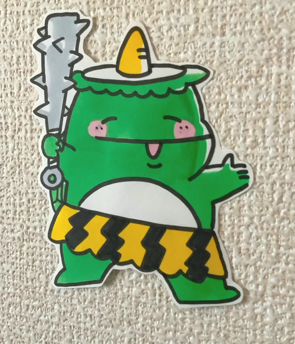 【ポップ担当日記】
自分で描いておいてなんですが、マトとして描いたイラストが気に入ったので豆をぶつけずにしばらくこのまま壁に貼ろうと思います。
#ポップ担当日記 #節分 