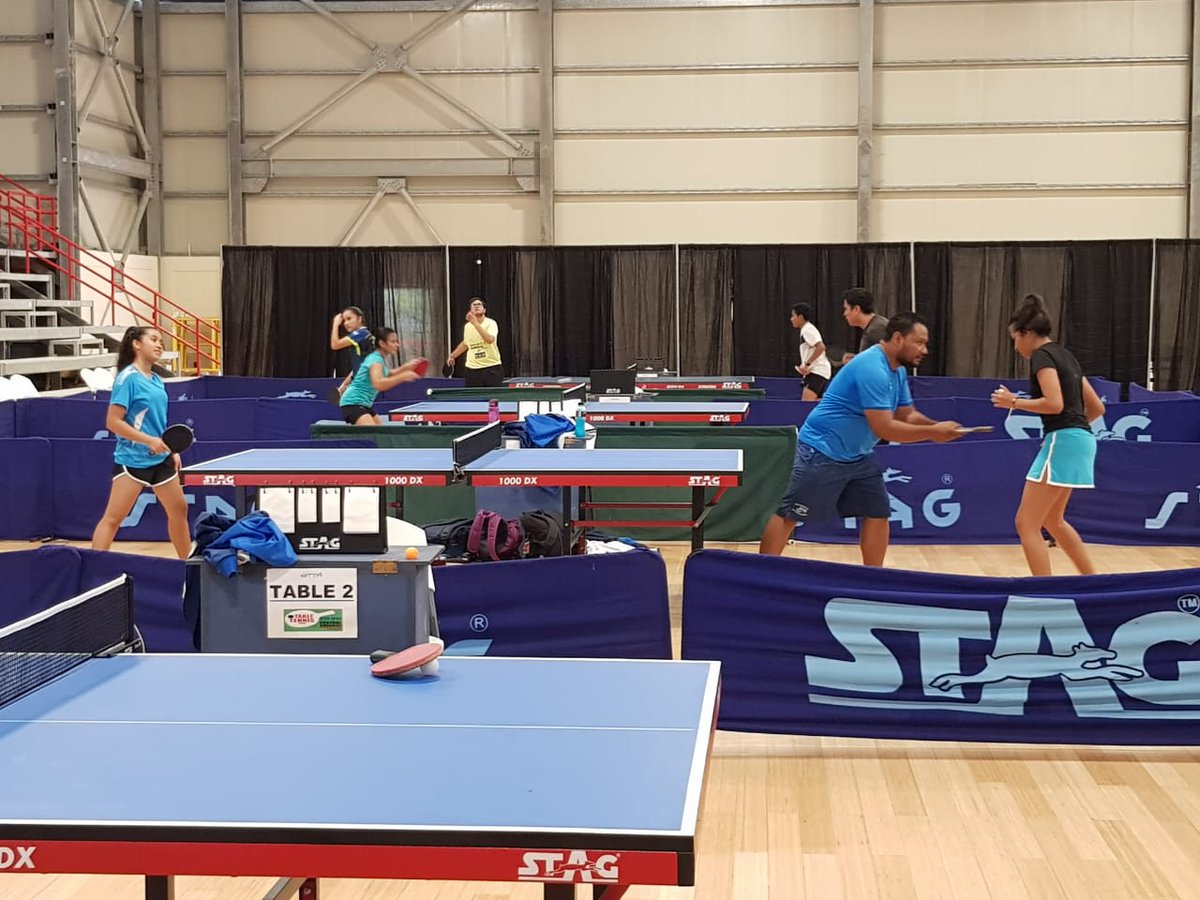 FesaltemeO's tweet photo. Esta mañana nuestra delegacion de Tenis de Mesa, realizó su   primer entrenamiento en Belice previo al Centroamericano.
Compartimos las imágenes https://t.co/dIWF7HqYIt