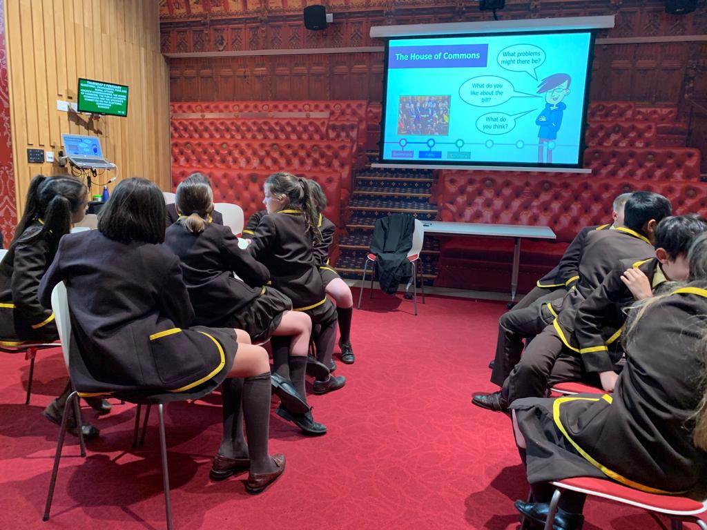 fromthepark's tweet image. Year 6 enjoying learning about @UKParliament today. #opportunityweek2020