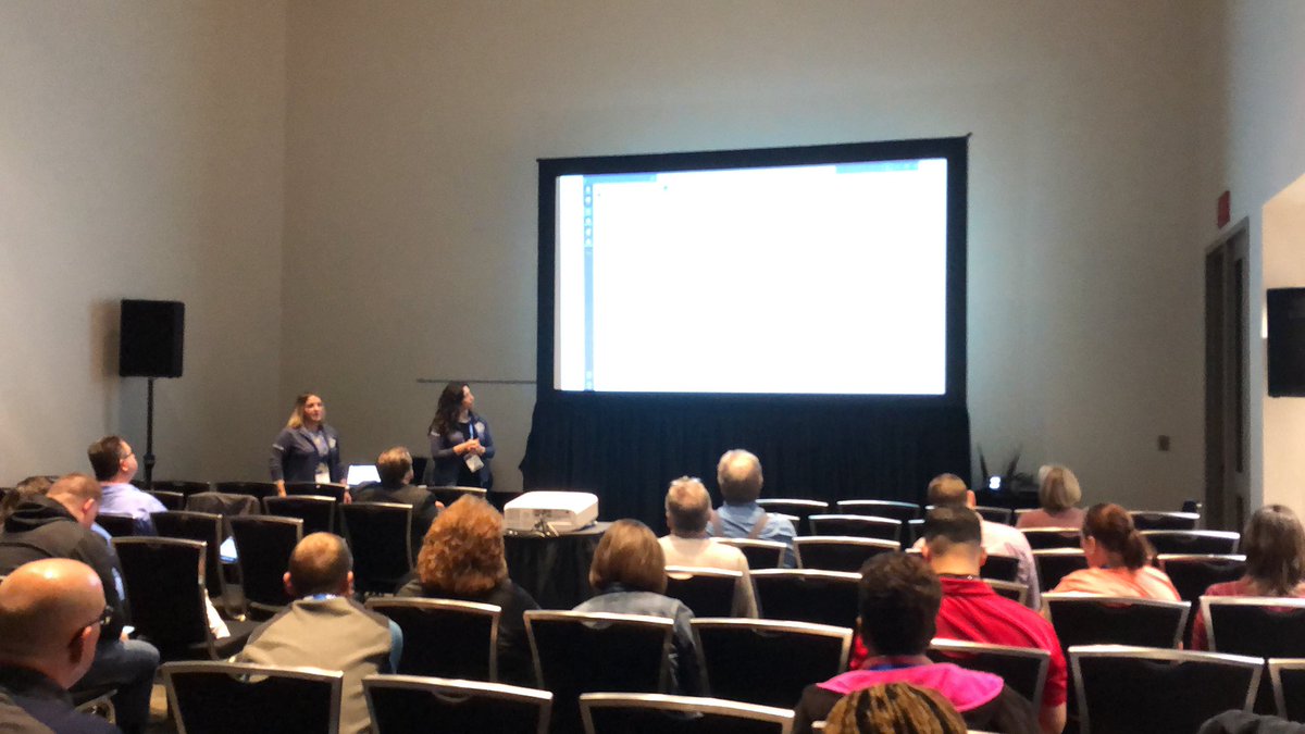ChrisAkin's tweet photo. @desireadaniels and @BucichJennifer showing seamless integrations for students and teachers with @MicrosoftTeams @BethDann @gwchandler #Teamsforedu #TCEA2020 #takebacktheclassroom #botframework https://t.co/eRF652LZC2