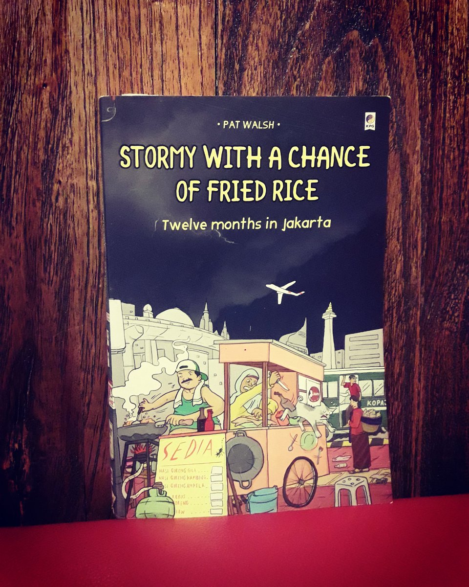  #February2020  #Bookworm9. Stormy With A Chance of Fried Rice by Pat WalshPat Walsh, the cofounder of Inside Indonesia magazine, now online, wrote his opinion essays. He wrote about the life reflection which he found in the middle of Jakarta, whether it was mess or kindness.