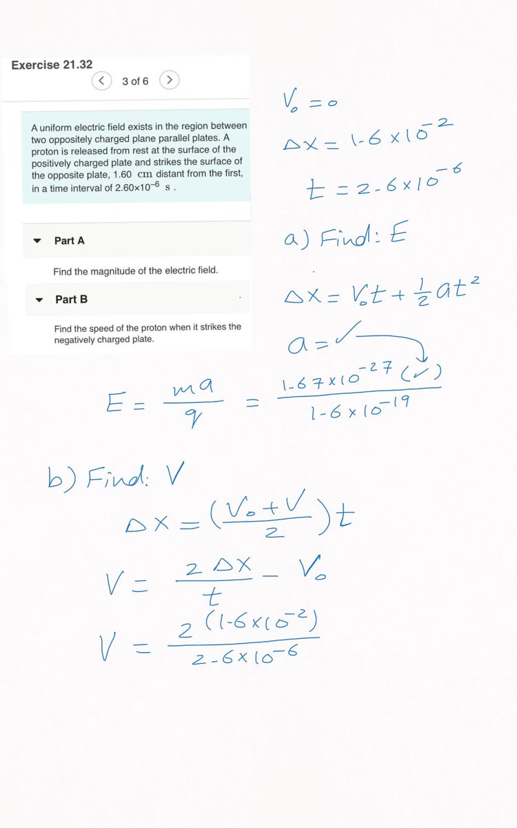 engi_science's tweet photo. حل هوم ورك physics 2
part 1 
#MSI #physics2 #chapter21 #amin https://t.co/1AD7UmEoA6