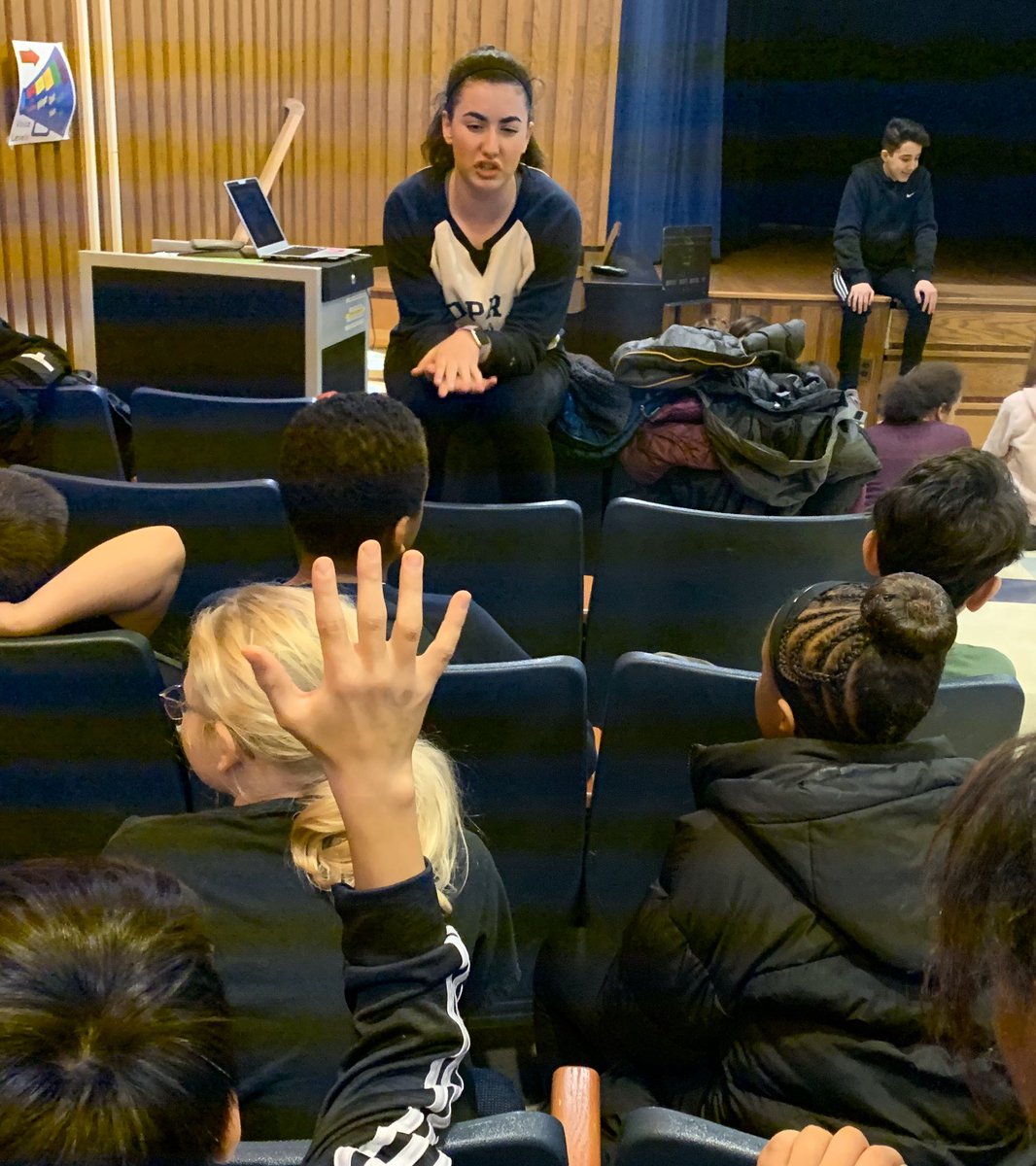 Great day at our elementary feeder schools having conversations about arts and foreign language classes! #julianworks #whyIB #oakpark97