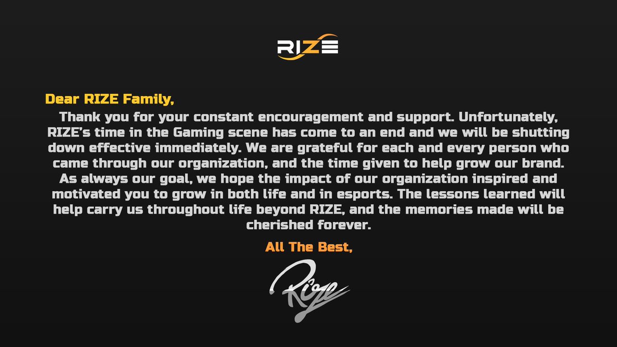 RIZE Gaming tweet media
