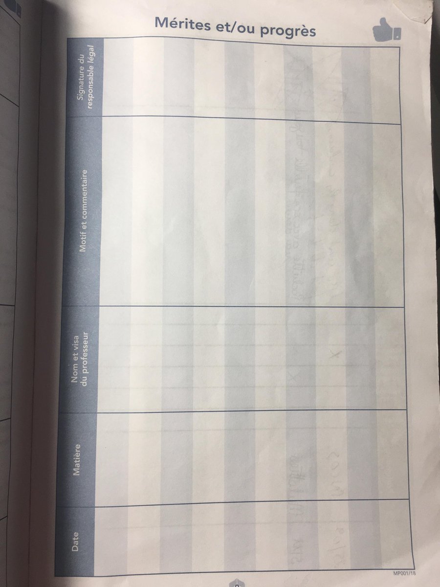 isafil's tweet photo. Dans ce carnet de correspondance, les collègues choisissent de laisser une trace écrite pour valoriser les efforts, les mérites et les progrès.  La communication vers les élèves et les familles doit révéler aussi ce qui va bien 👍👍👍 https://t.co/sLt168TiXg