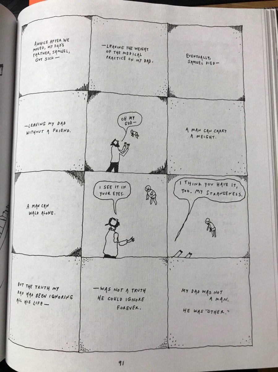 Passing For Human by Liana Finck - I like the art in this one, it's very honest. The story is great too, it has this lyrical pacing to it that makes it so enjoyable to read.