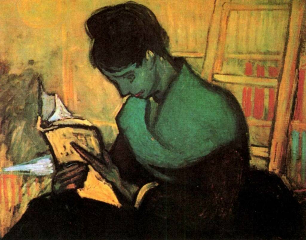 vangoghdailygallery:

  The Novel Reader